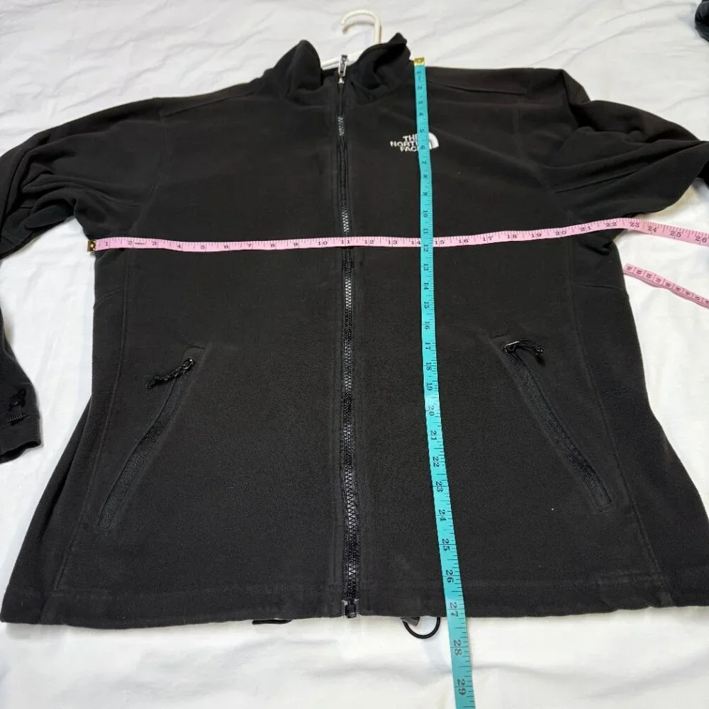 The North Face Full-Zip‎ Fleece Jacket Men’s Large Black Zip Pockets GUC